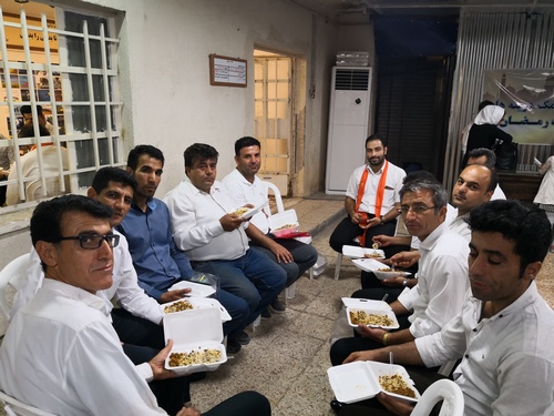 گزارش تصویری: مراسم افطار